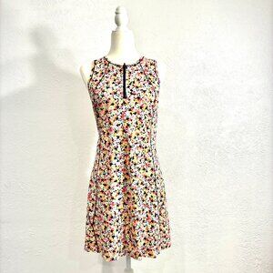 Athleta Active Wear Dress, Zip Up, Back Mesh Pocket, Size MT, Sleeveless